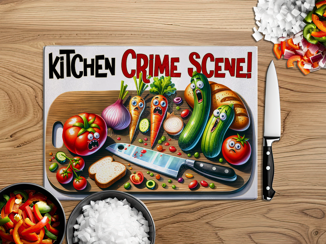 Funny Glass Cutting Board - Marcum Custom Graphics