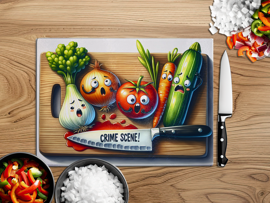 Funny Glass Cutting Board - Marcum Custom Graphics