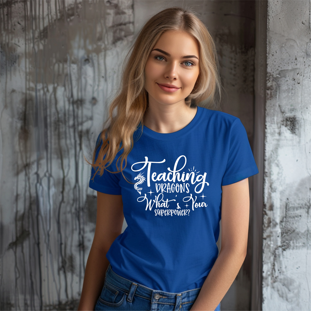 Teaching Dragons softstyle tshirt