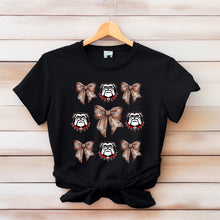 Bulldogs Cheer Bows tshirt - Marcum Custom Graphics