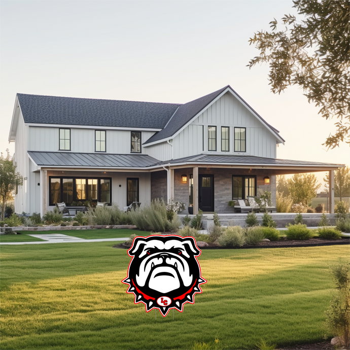 Bulldog Yard Sign - Marcum Custom Graphics
