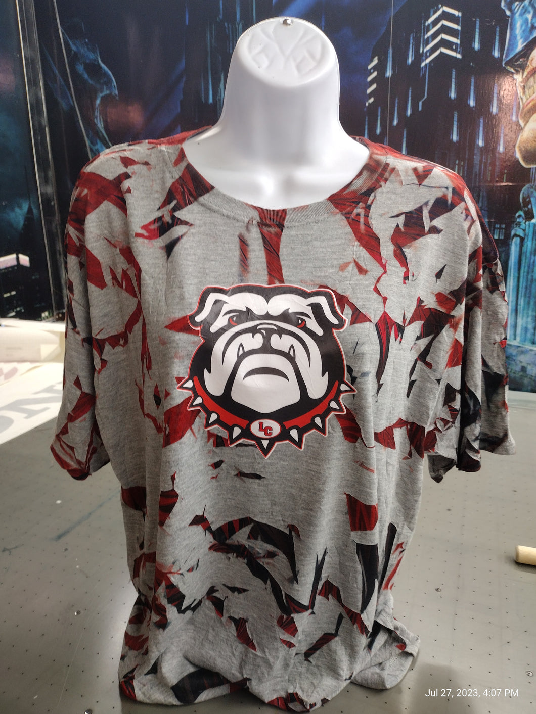Custom Bulldogs  shirt - Marcum Custom Graphics