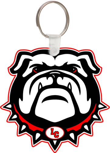 Bulldog Keychain - Marcum Custom Graphics