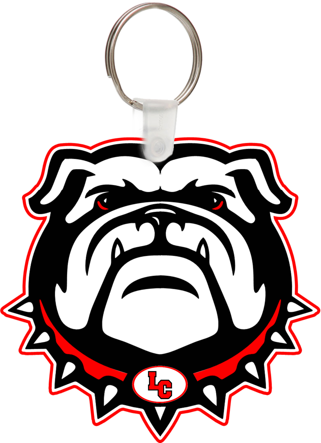 Bulldog Keychain - Marcum Custom Graphics