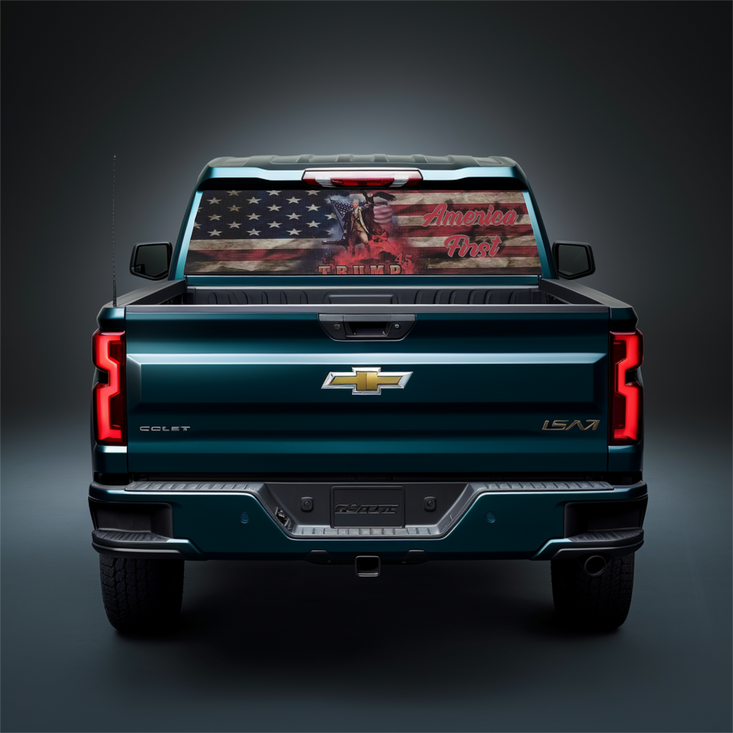 America first back glass cover - Marcum Custom Graphics