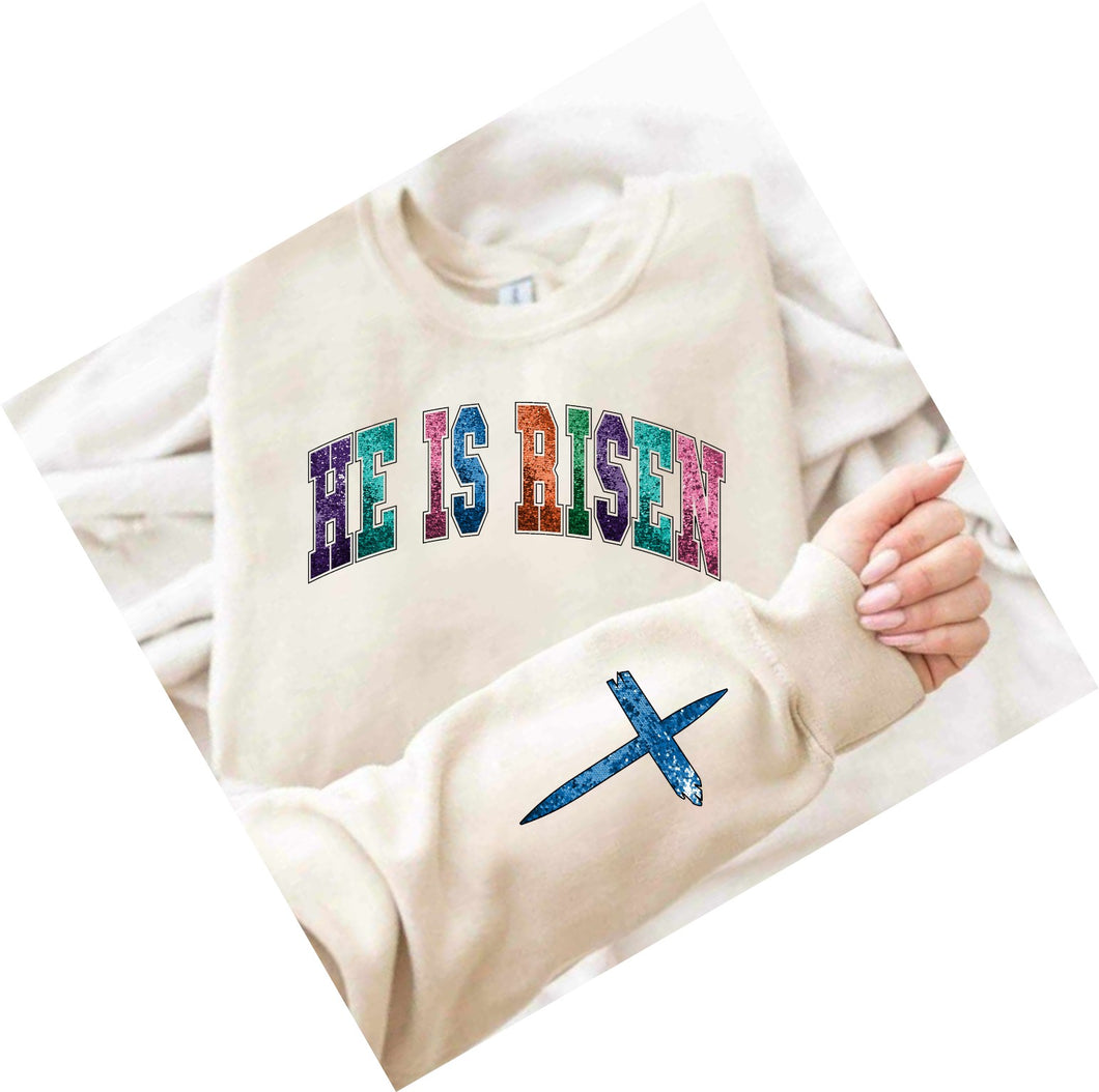 He is Risen sweater, hoodie, t  shirt - Marcum Custom Graphics