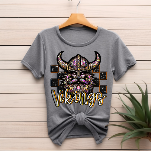 Vikings  Orange Softstyle Tshirt