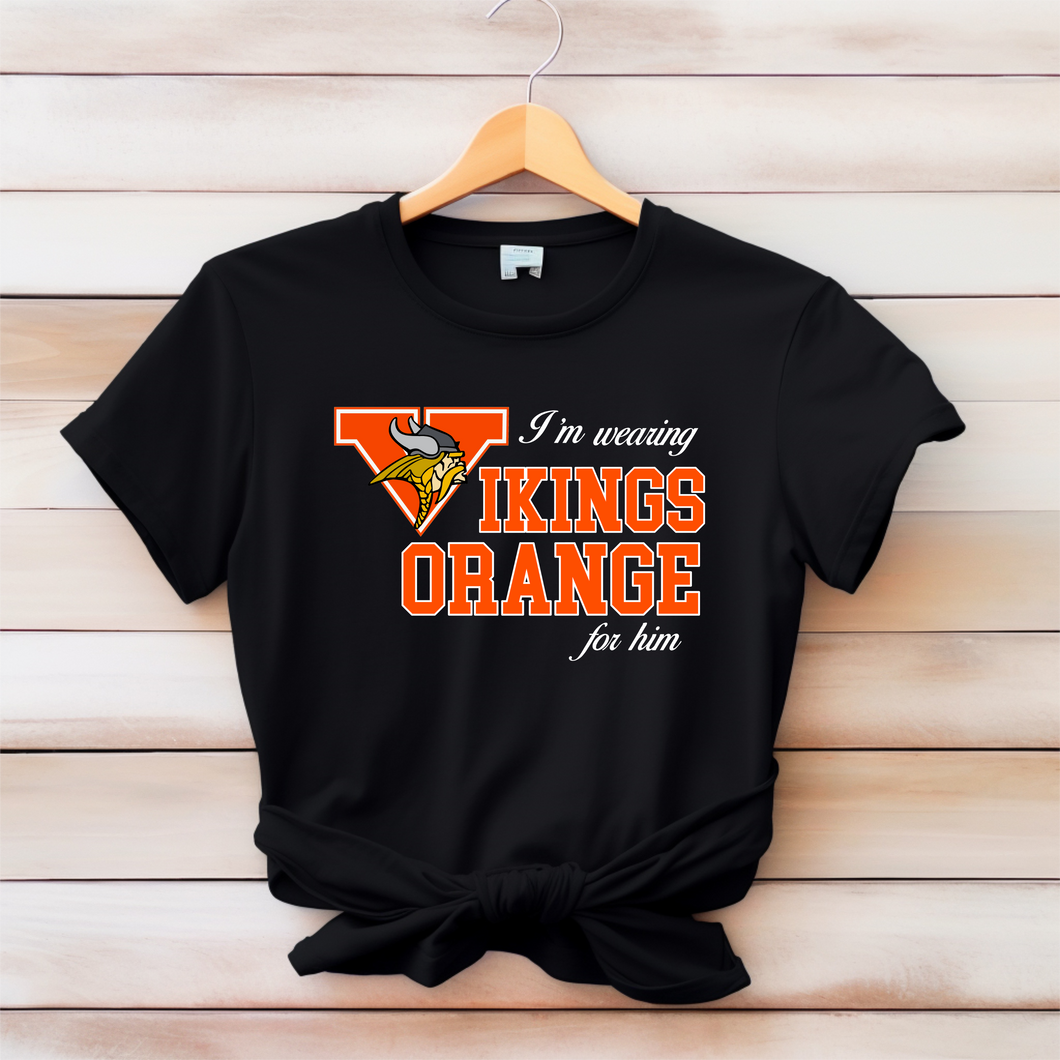 Vikings Orange Softstyle Tshirt - Marcum Custom Graphics