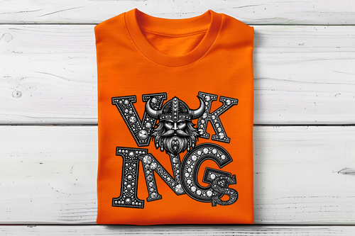 Vikings  Orange Softstyle Tshirt