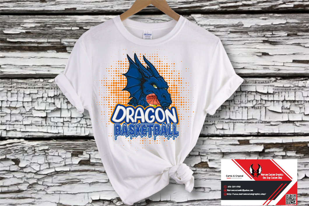 Fallsburg Dragons softstyle tshirt - Marcum Custom Graphics