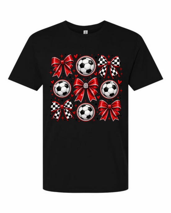 Bulldogs Soccer bows and balls Spirit Shirt