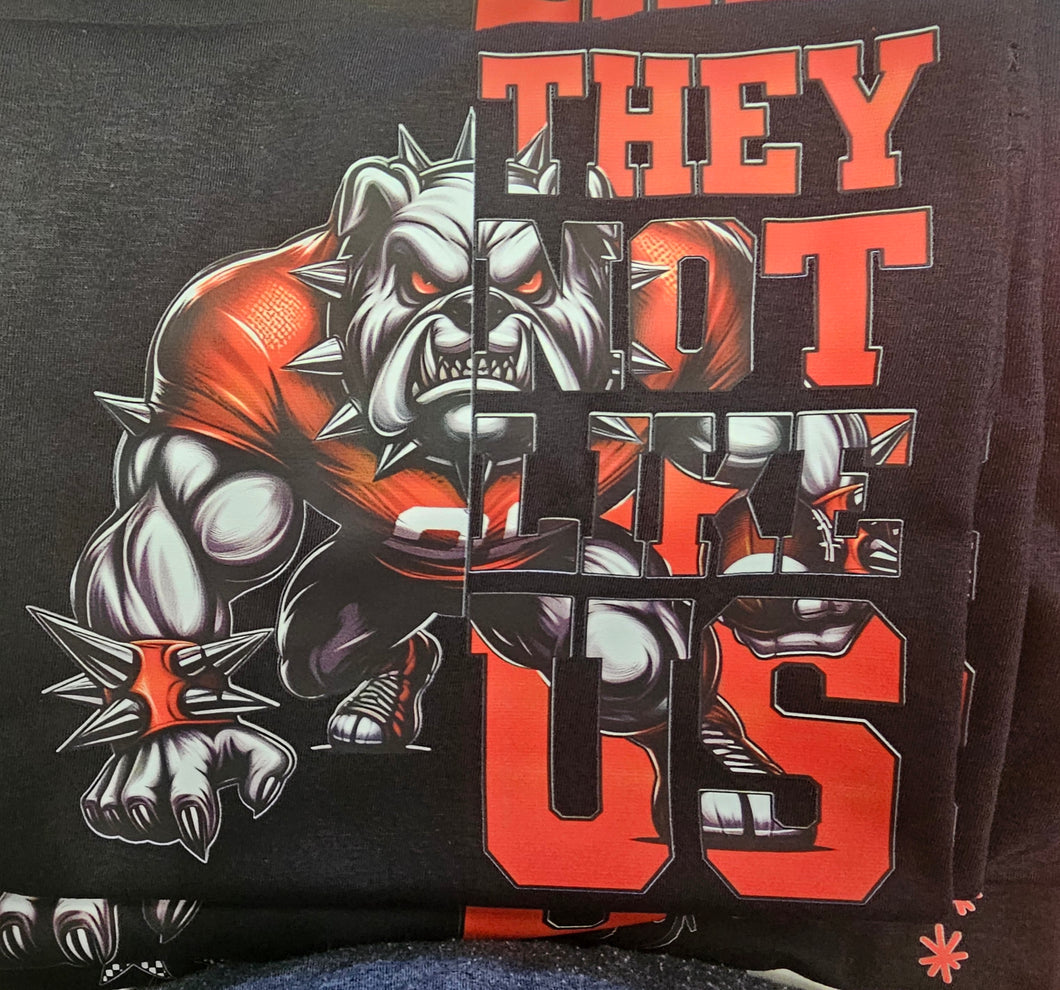 They Not Like Us in black