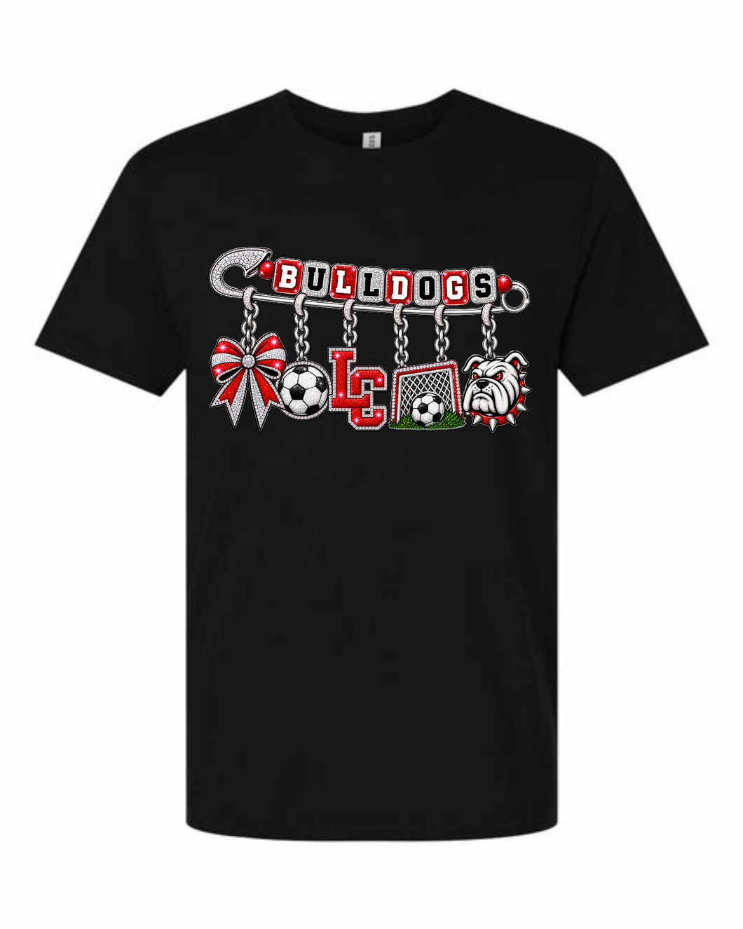 Bulldogs Soccer Pin Spirit Shirt