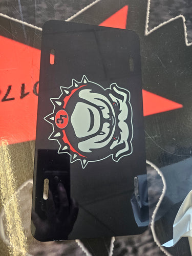 Bulldog License Plate