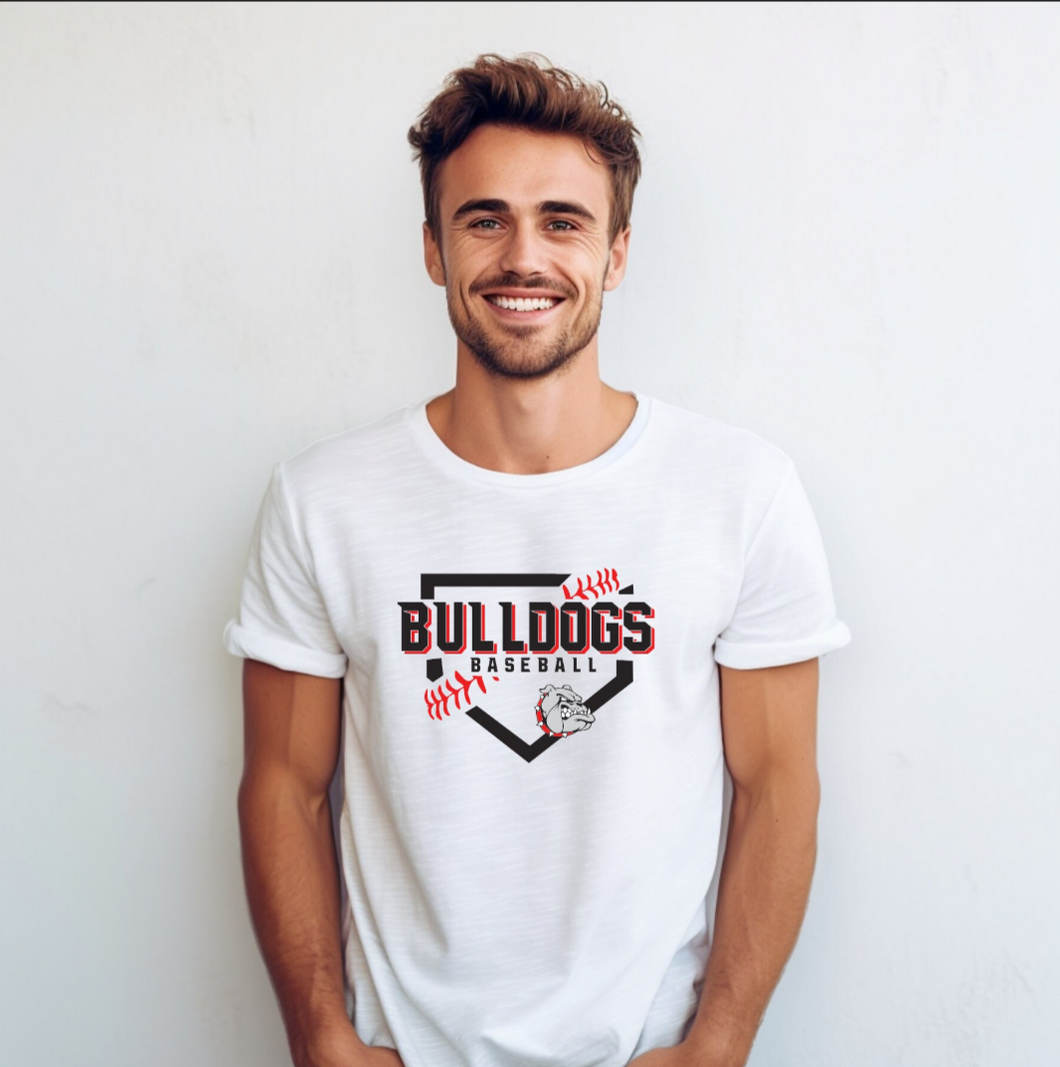 Baseball Bulldogs softstyle shirt - Marcum Custom Graphics