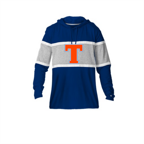 Tolsia T Block Hooded Tshirt or Fleece Hoodie