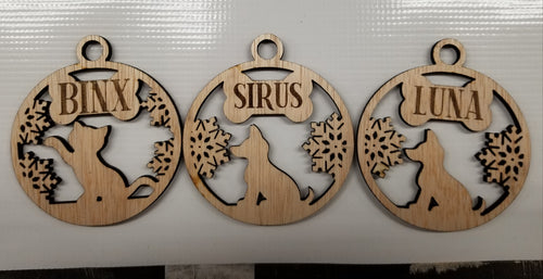 Personalized pet ornament - Marcum Custom Graphics
