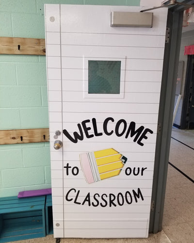 Teacher door wrap - Marcum Custom Graphics