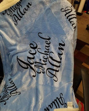 Personalized baby blanket - Marcum Custom Graphics