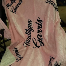 Personalized baby blanket - Marcum Custom Graphics