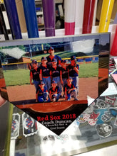 Home plate plaque award - Marcum Custom Graphics