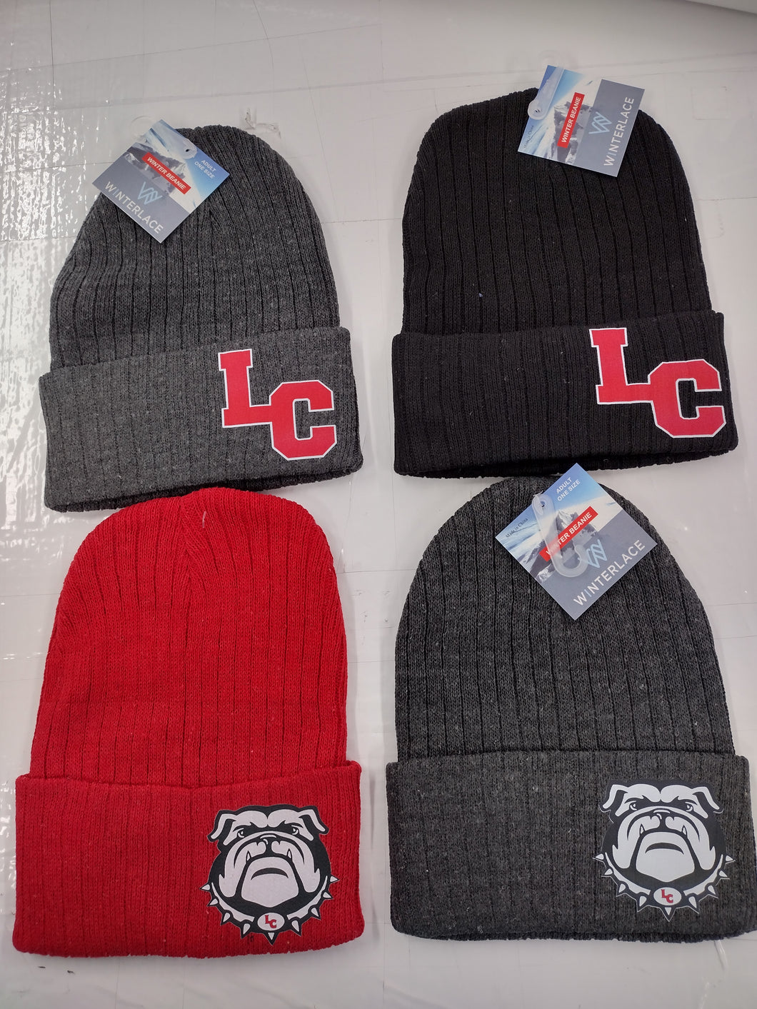 LC Bulldog Beanie - Marcum Custom Graphics