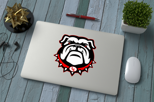 LC Bulldog  Sticker - Marcum Custom Graphics