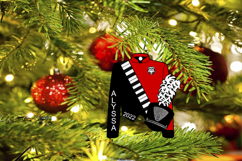 Bulldogs Band ornament - Marcum Custom Graphics
