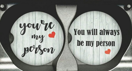 My person car cup coasters - Marcum Custom Graphics
